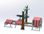 Al-frame 3-axis Palletizer for light weight cases